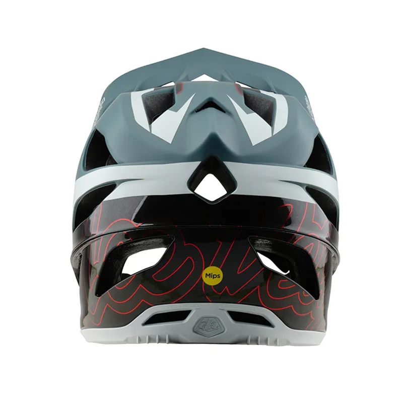 Troy Lee Designs Stage MIPS Full Face MTB Helmet Neauwave Smoke-3