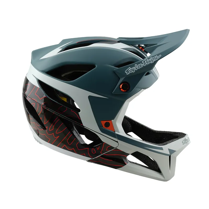 Troy Lee Designs Stage MIPS Full Face MTB Helmet Neauwave Smoke-5