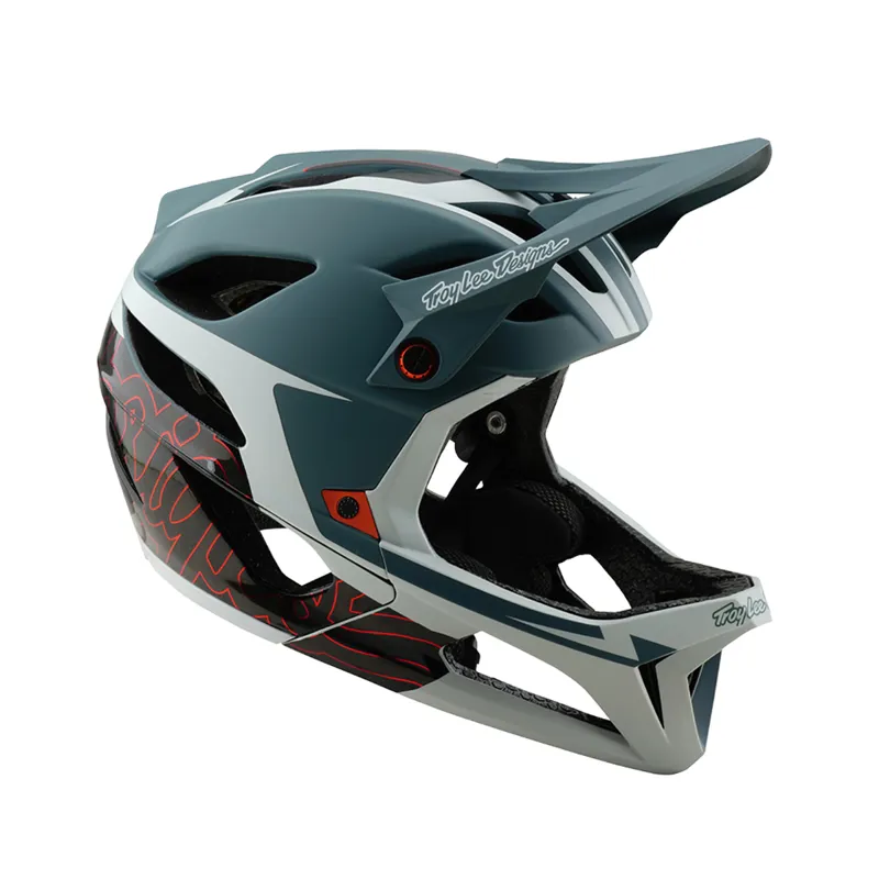 Troy Lee Designs Stage MIPS Full Face MTB Helmet Neauwave Smoke-6