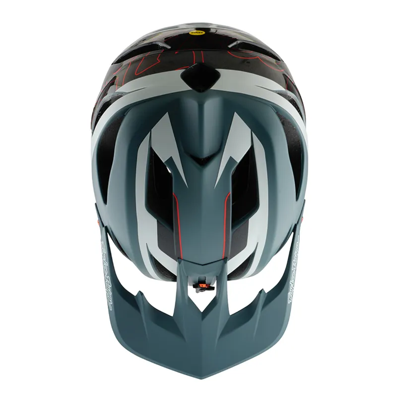 Troy Lee Designs Stage MIPS Full Face MTB Helmet Neauwave Smoke-7