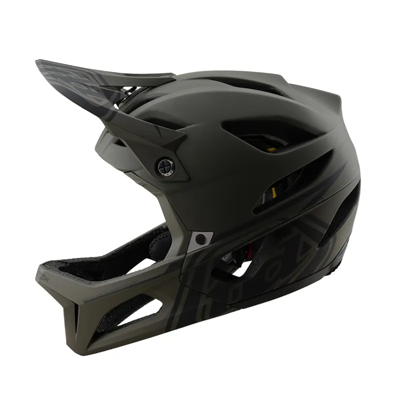 Troy Lee Designs Stage MIPS Full Face MTB Helmet Stealth Caper-1