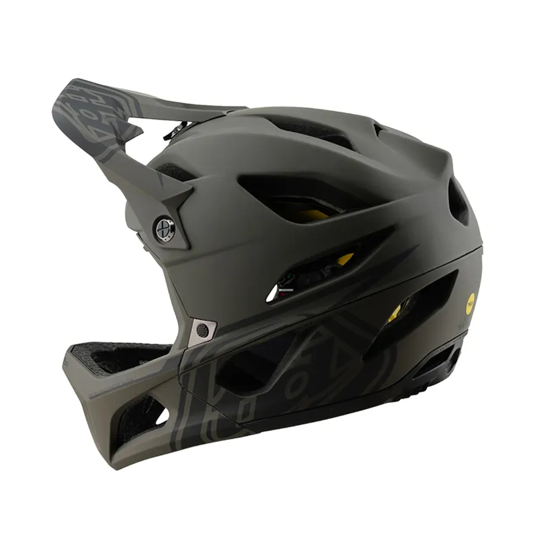 Troy Lee Designs Stage MIPS Full Face MTB Helmet Stealth Caper-2