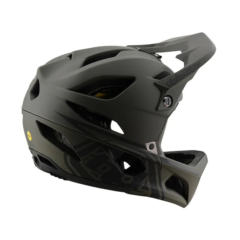 Troy Lee Designs Stage MIPS Full Face MTB Helmet Stealth Caper-4