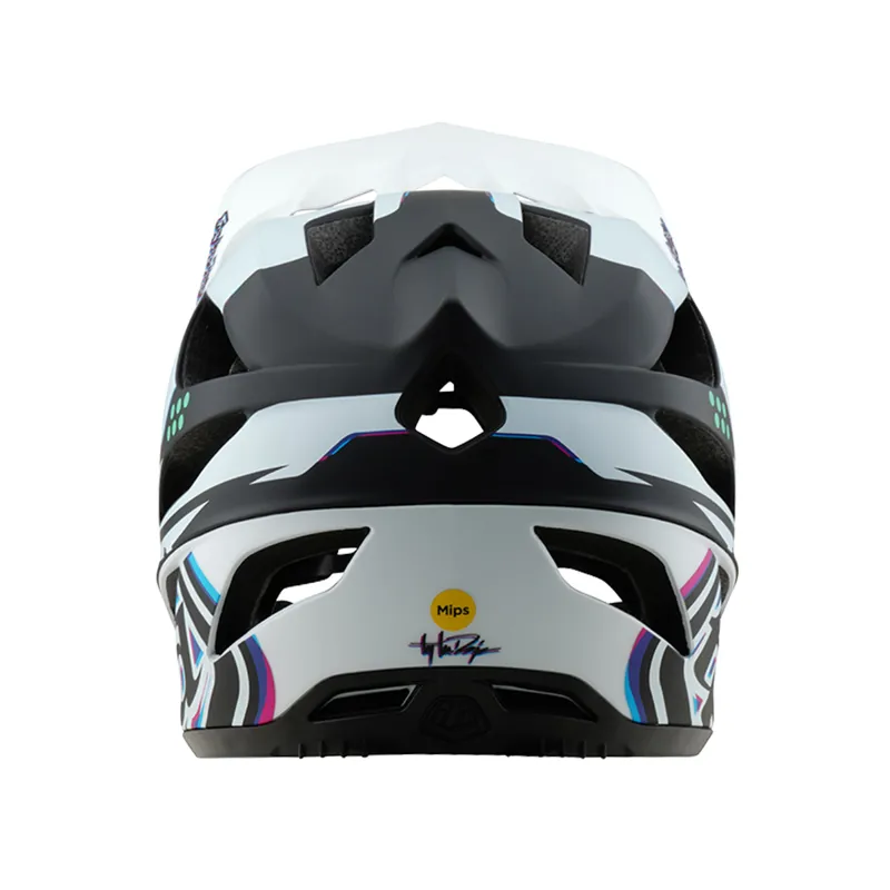 Troy Lee Designs Stage MIPS Full Face MTB Helmet Trooper White-3