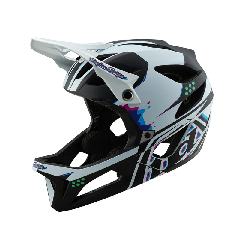 Troy Lee Designs Stage MIPS Full Face MTB Helmet Trooper White