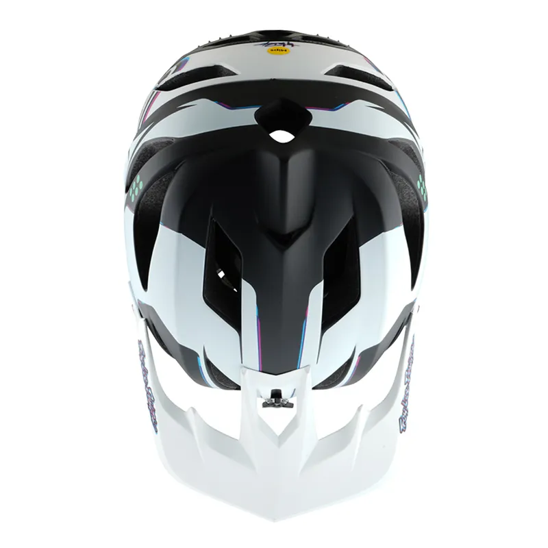 Troy Lee Designs Stage MIPS Full Face MTB Helmet Trooper White-7