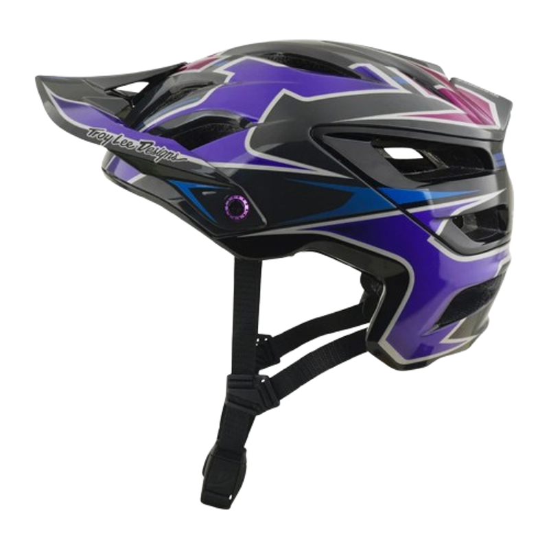 Troy Lee Designs A3 Mask Helmet Black/Purple