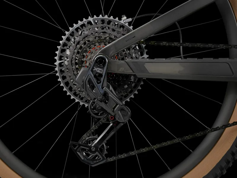 Trek Top Fuel 9.9 XO AXS T-Type Mountain Bike 2024 Matte Raw Carbon-4