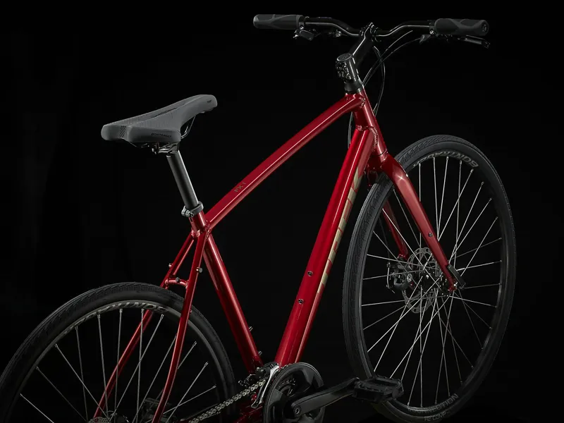 Trek FX 1 Disc Hybrid Bike 2023 Rage Red-3