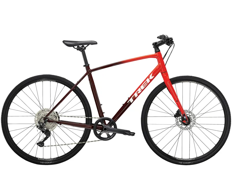 Trek FX 3 Disc Hybrid Bike 2023 Viper Red/Bobra Blood