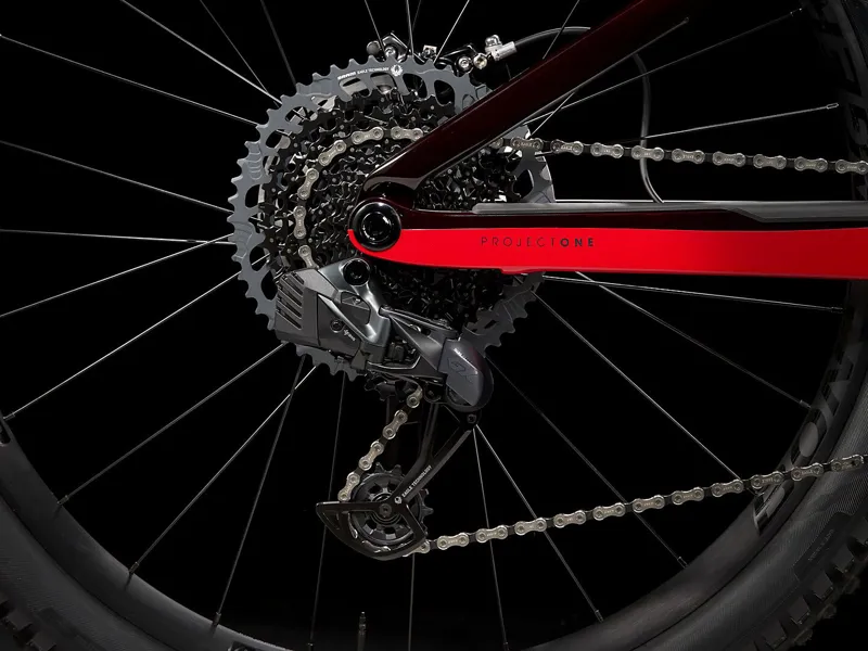 Trek Rail 9.8 GX AXS Electric Mountain Bike 2022 Carbon Red Smoke/Red-3