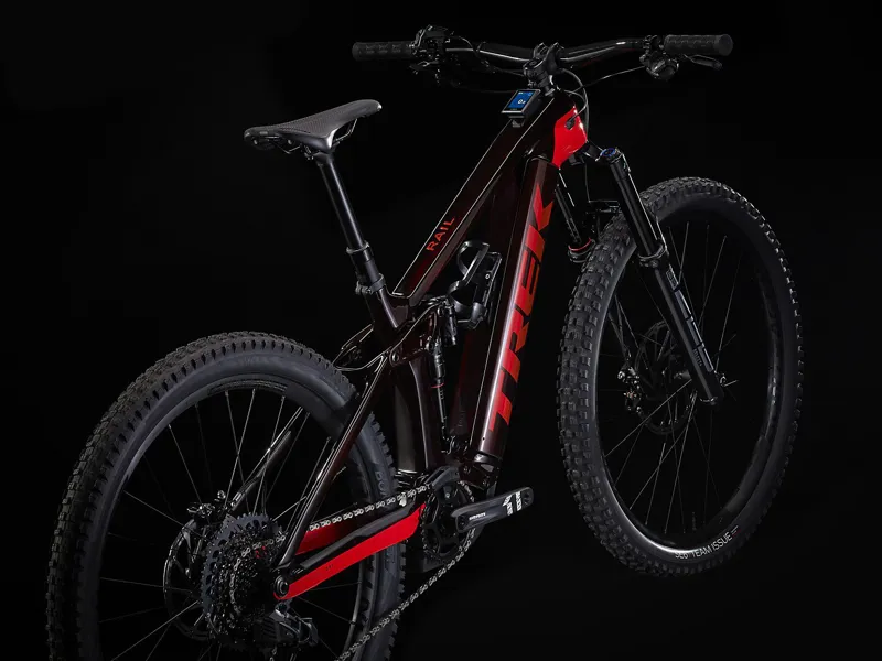 Trek Rail 9.8 GX AXS Electric Mountain Bike 2022 Carbon Red Smoke/Red-2