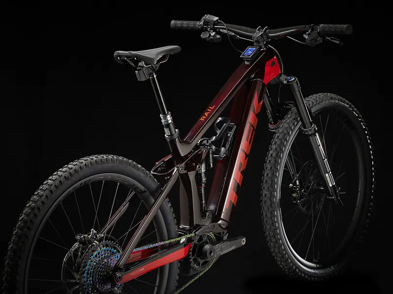 Trek Rail 9.9 XX1 Electric Mountain Bike 2022 Red Smoke/Viper Red-2