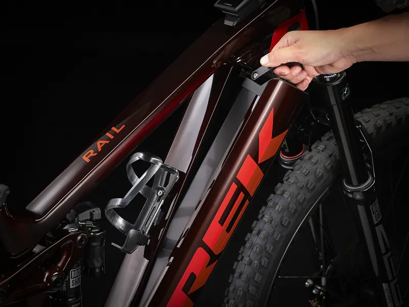 Trek Rail 9.9 XX1 Electric Mountain Bike 2022 Red Smoke/Viper Red-8