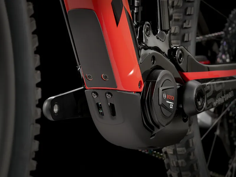 Trek Rail 9.9 XX1 Electric Mountain Bike 2022 Black/Marigold To Red-8