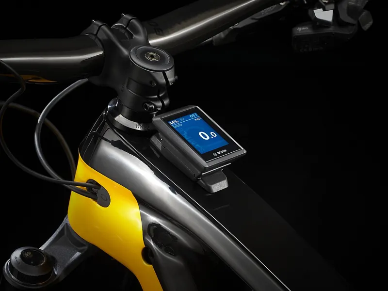 Trek Rail 9.9 XX1 Electric Mountain Bike 2022 Black/Marigold To Red-4