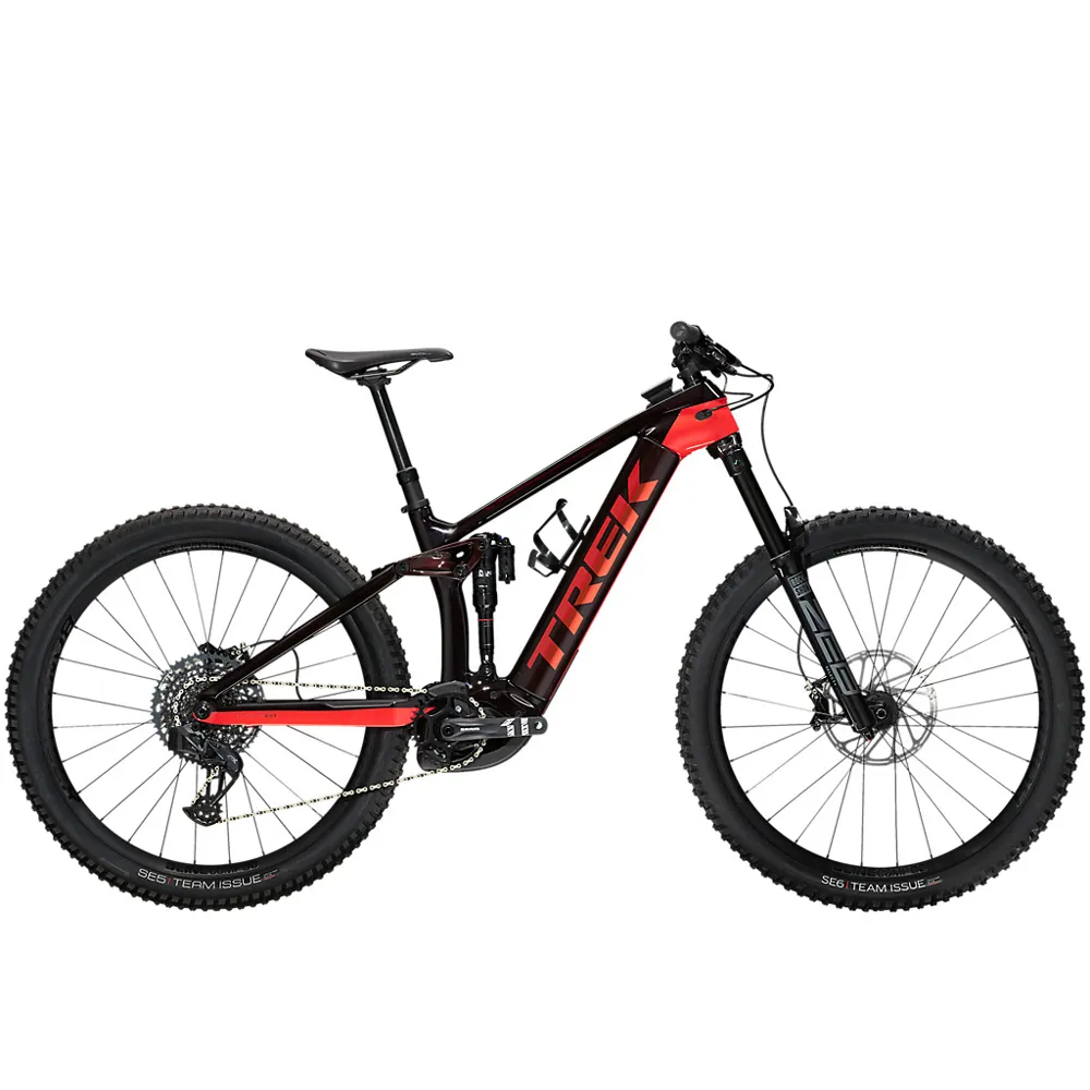 Trek Trek Rail 9.8 GX AXS Electric Mountain Bike 2022 Carbon Red Smoke/Red