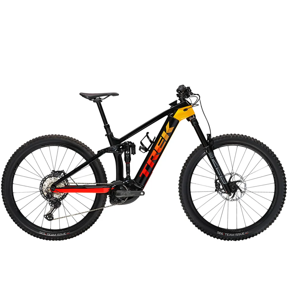 Trek Trek Rail 9.8 Xt Electric Mountain Bike 2022 Trek Black/Marigold/Red