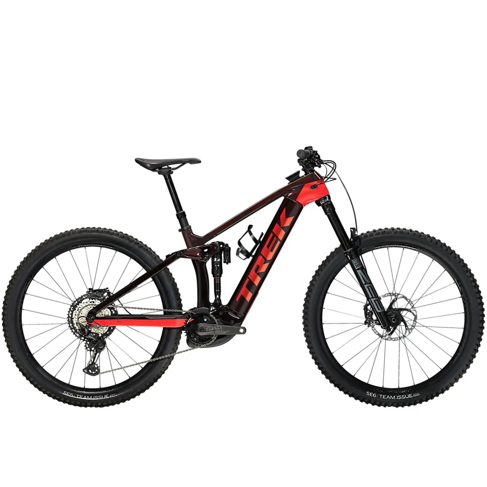 Trek Trek Rail 9.8 Xt Electric Mountain Bike 2022 Carbon Red Smoke/Red