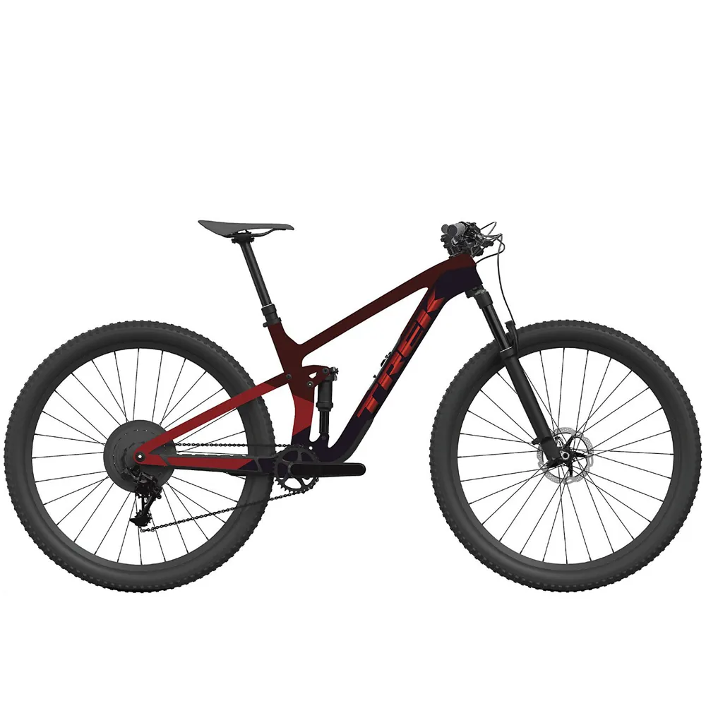 Image of Trek Top Fuel 9.8 Gx Axs Mountain Bike 2022 Red Smoke/Trek Black
