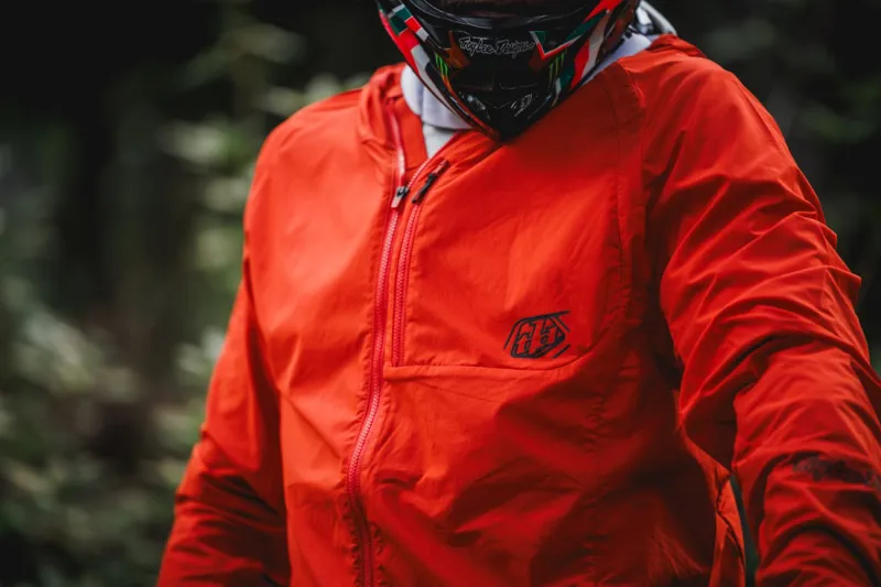 Troy Lee Designs Drift Windbreaker Mono Fire Orange-9