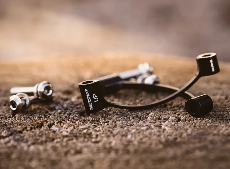 Trickstuff CNC Brake Adaptor PM to PM with TI Screws Silver-1