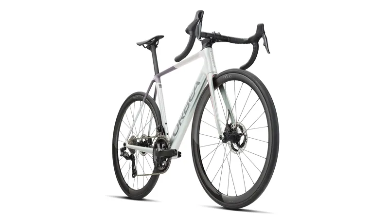 Orbea Orca M21e TEAM Road Bike 2027 Iris White/Lilac-1