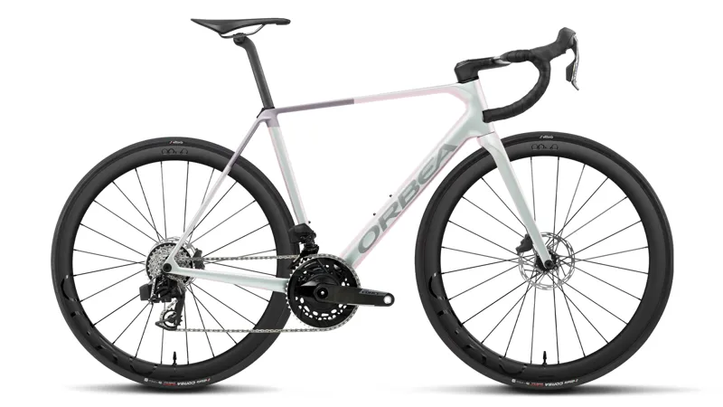Orbea Orca M21e TEAM Road Bike 2027 Iris White/Lilac