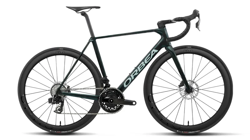 Orbea Orca M21e TEAM Road Bike 2027 Escape Green/Carbon View Matt