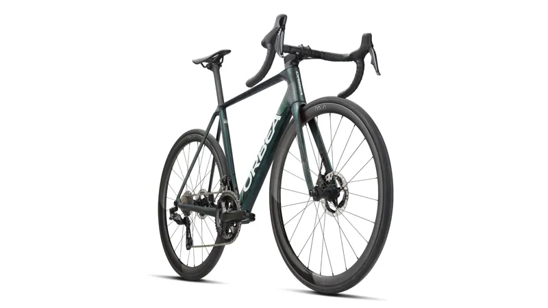 Orbea Orca M20i LTD PWR Road Bike 2027 Escape Green/Carbon View Matt-1