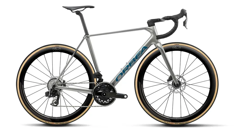Orbea Orca M21E LTD PWR Road Bike 2027 Spark Silver/Titain Grey