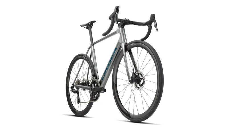 Orbea Orca M10i LTD PWR Road Bike 2027 Spark Silver/Titain Grey-1