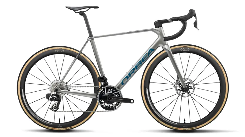 Orbea Orca M11E LTD Pwr Road Bike 2027 Spark Silver/Titain Grey