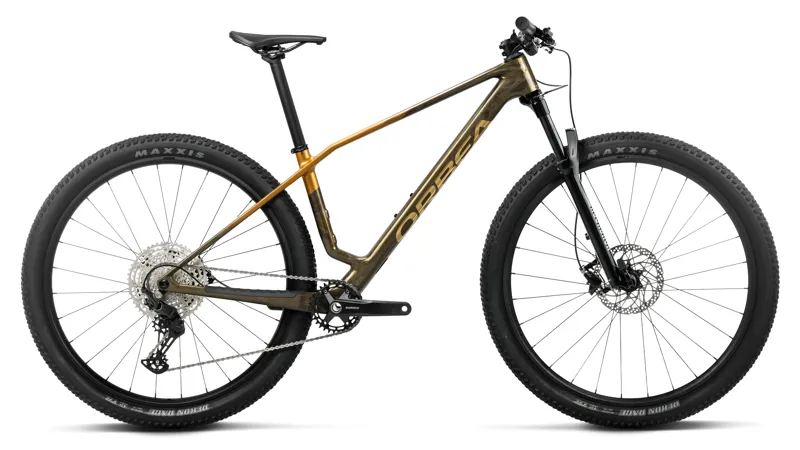 Orbea Alma M50 Hardtail Mountain Bike 2027 Caramel Carbon View/Leo Orange
