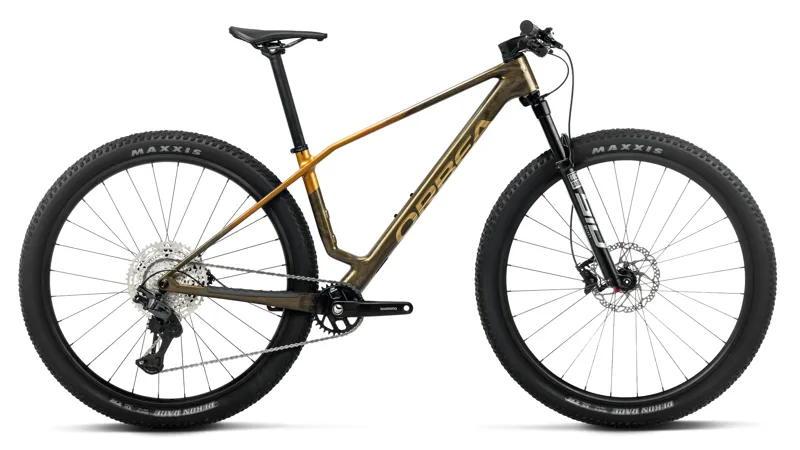 Orbea Alma M30 Hardtail Mountain Bike 2027 Caramel Carbon View/Leo Orange