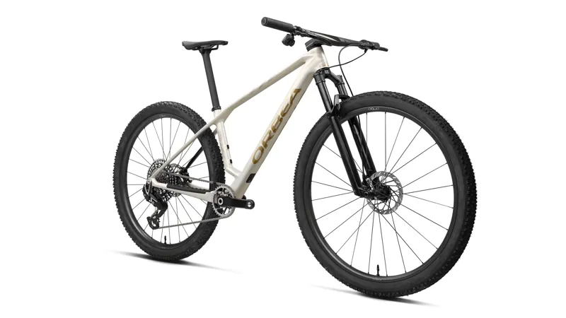 Orbea Alma M-Pro Hardtail Mountain Bike 2027 Golden White/Titan Gold-1