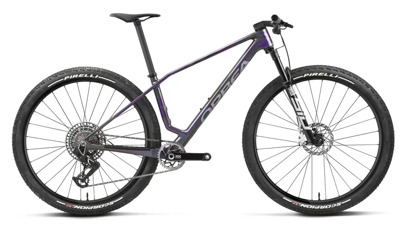 Orbea Alma M-LTD Hardtail Mountain Bike 2027 Galactic Rainbow/Sunset C View