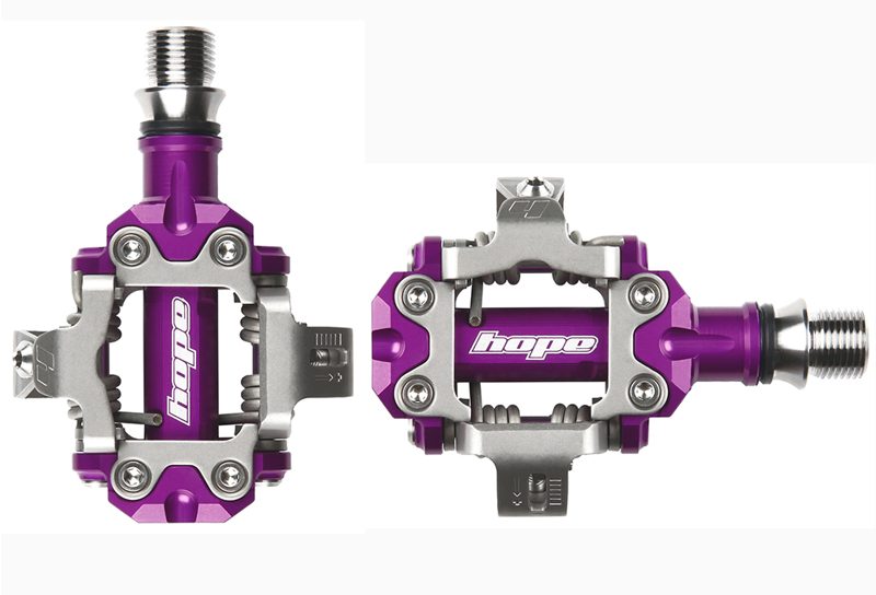 Hope Union Race Clip Pedals Purple-1