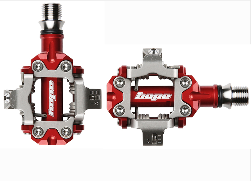 Hope Union Race Clip Pedals Red-1