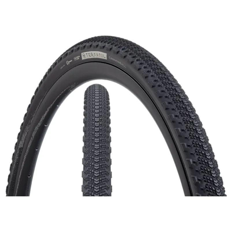 Teravail Cannonball Gravel Tyre Light and Supple Black-1