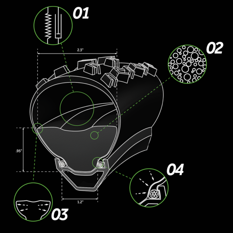 Cush Core 29in + 27.5in Pro Mix Tyre Insert Kit  Set of 2 Grey-2