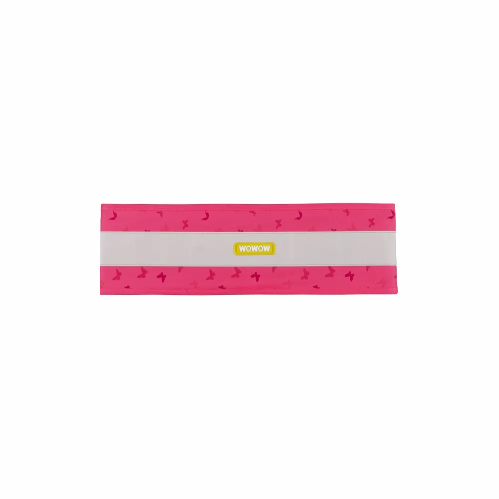 Wowow Wowow Nutty Kids One Size Wrap-It Band Reflective/Fluorescent Pink