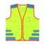 Wowow Nutty Kids Safety Cycling Vest Hi-Viz Reflecticve/Yellow