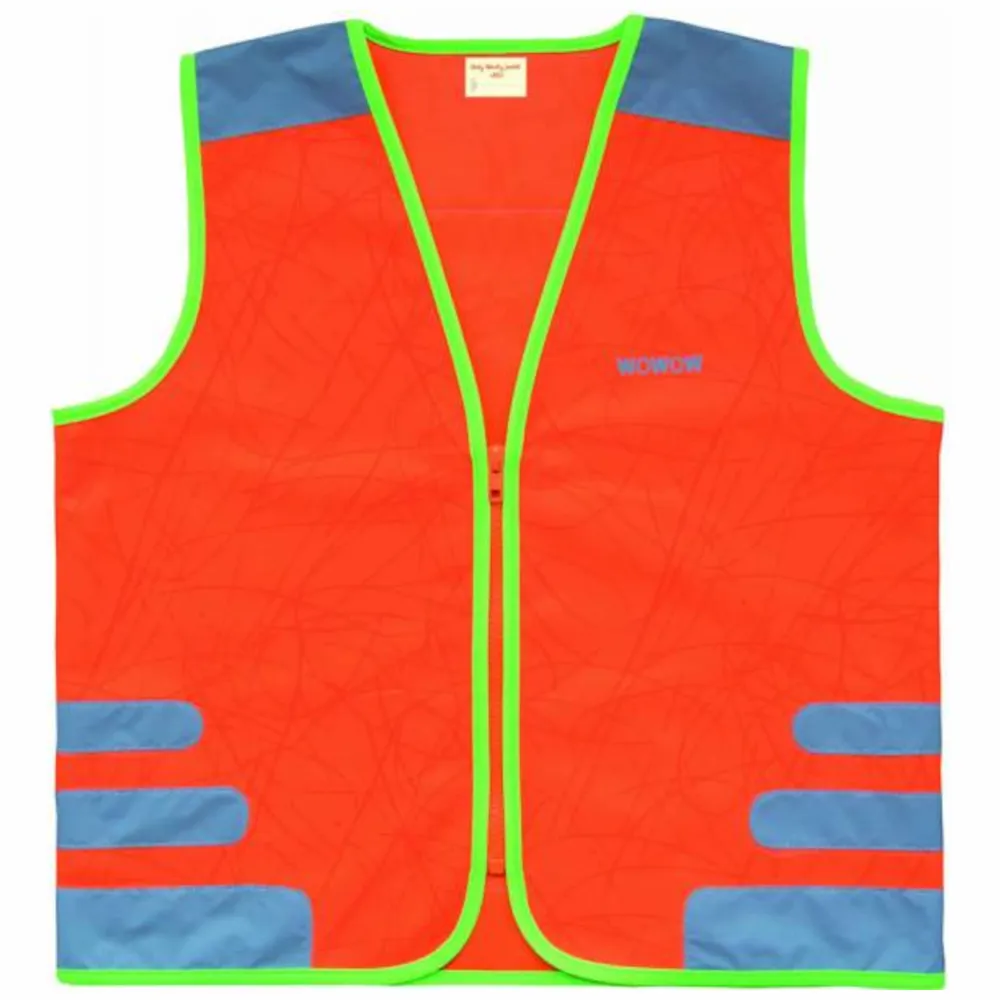 Wowow Wowow Nutty Kids Safety Cycling Vest Hi-Viz Reflecticve/Orange