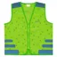 Wowow Nutty Kids Safety Cycling Vest Hi-Viz Reflecticve/Green