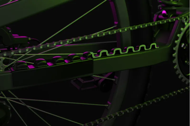 VHS V2.0 Slapper Chainstay Protector Tape 350mm Black-5