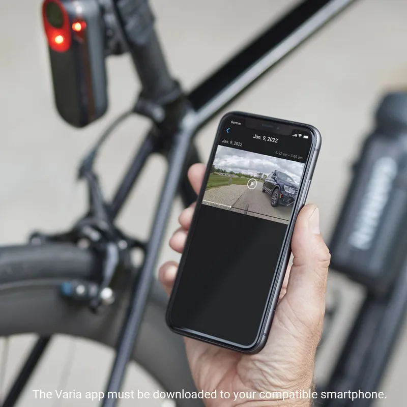 Garmin Varia RCT715 Radar Camera Tail Light Black-9