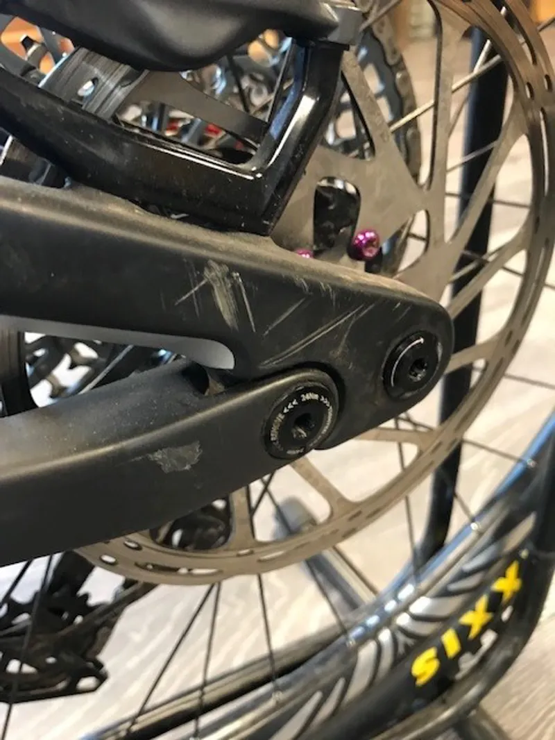 Ex Demo Whyte E-Lyte150 RSX Large Electric Bike 2024 Gloss Silver/UD Carbon-1