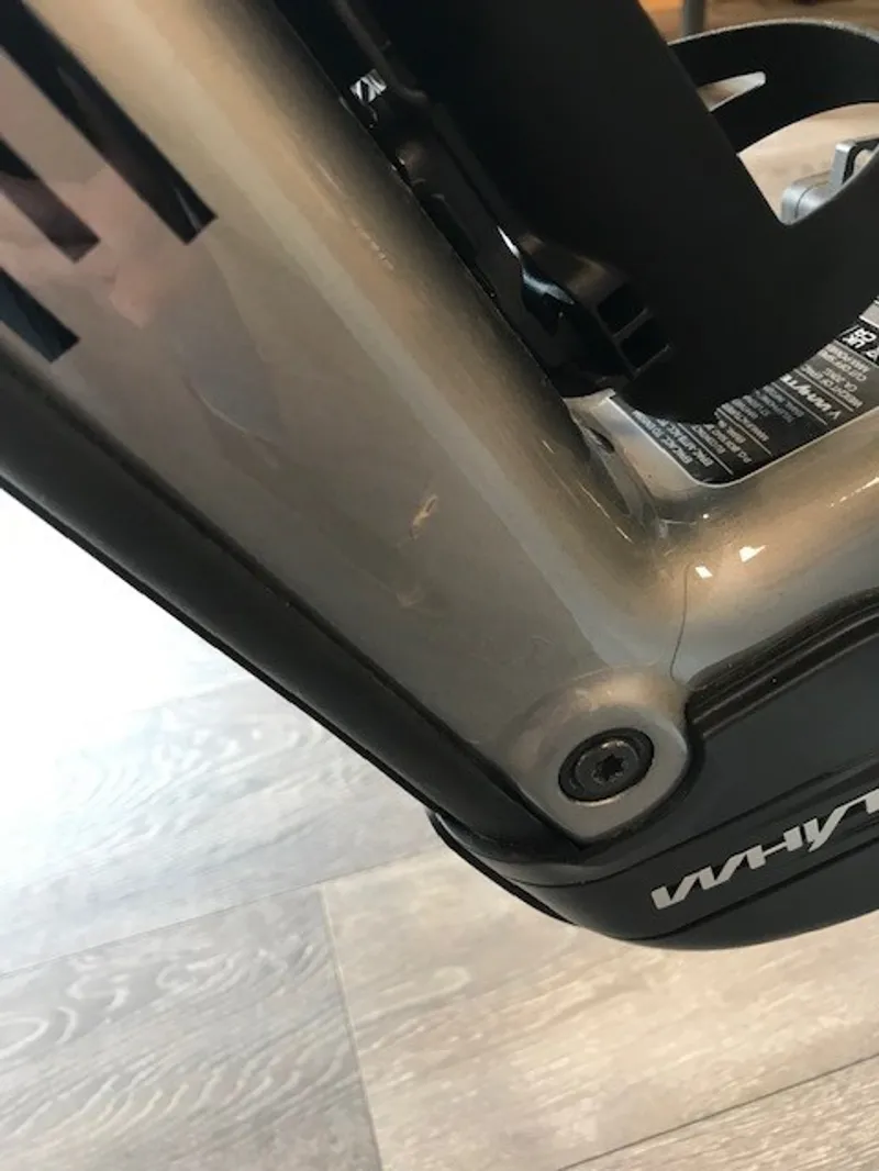 Ex Demo Whyte E-Lyte150 RSX Medium Electric Bike 2024 Gloss Silver/UD Carbon-3