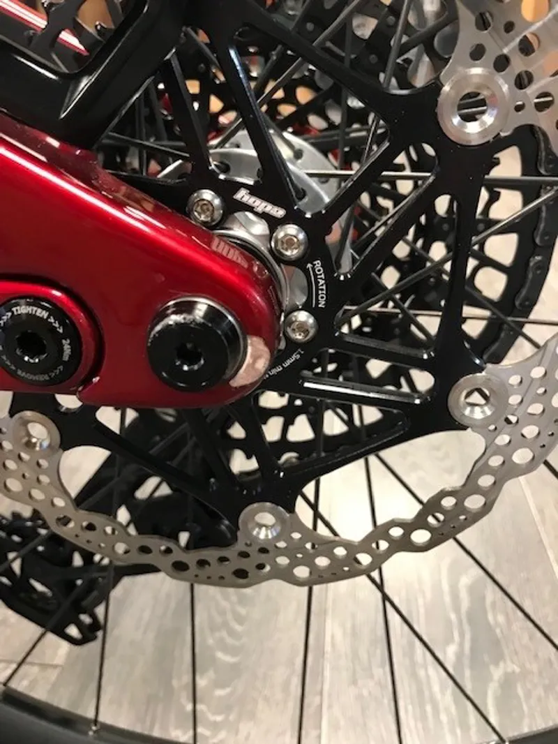 Ex Demo Whyte E-Lyte Evo Stag Works Electric Bike 2025 Gloss Ruby Red/Black Fade/BLK1-1